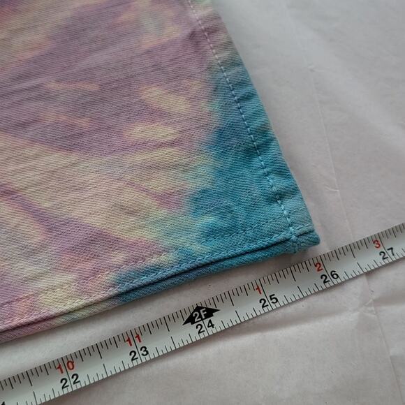 NWT Mother Superior The Tripper Swirling Secrets Tie Dye High Waist Jeans, sz 25 - Picture 10 of 13